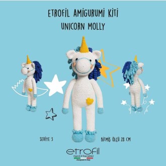 Etrofil Amigurumi Kiti Unicorn Molly - 3