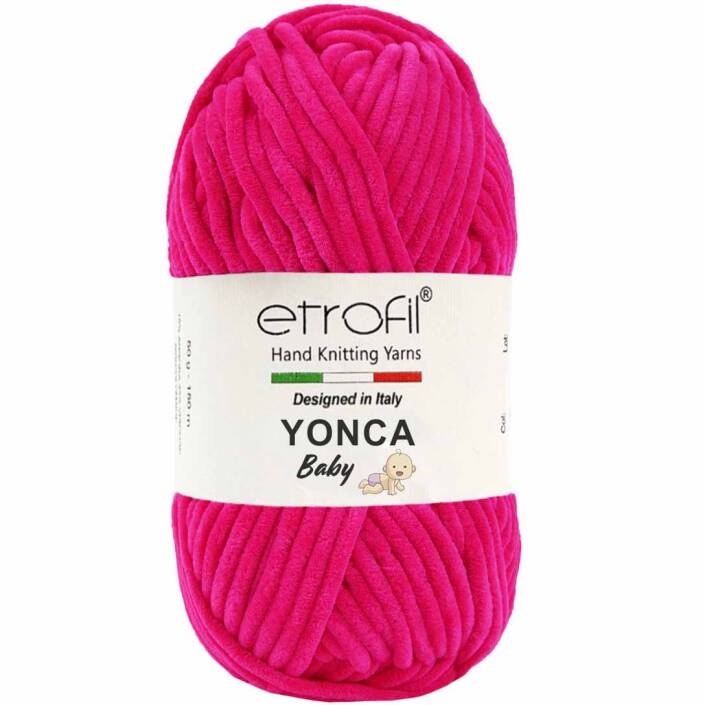 Etrofil Yonca Baby Kadife Örgü İpi 70319 Pembe - 1