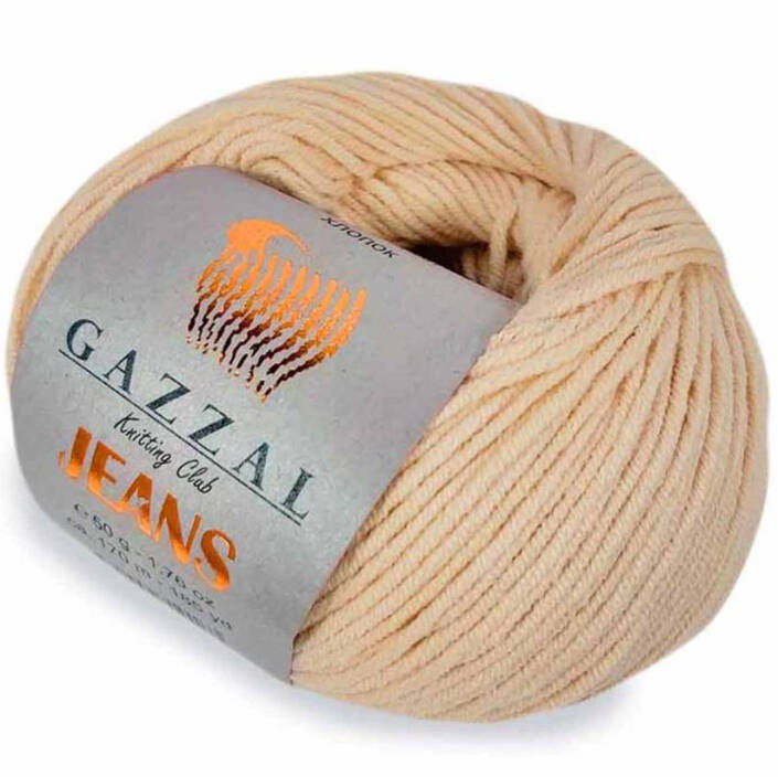 Gazzal Jeans Örgü İpi 1113 Krem - 1