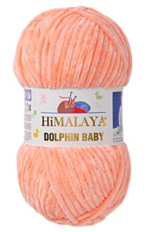 Himalaya Dolphin Baby Kadife Örgü İpi 80323 - Soft Pembe - 1