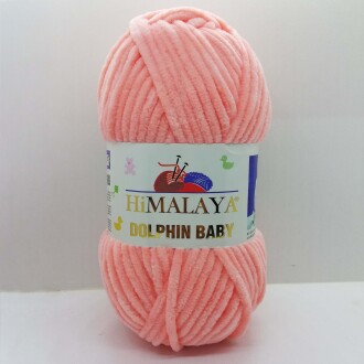 Himalaya Dolphin Baby Kadife Örgü İpi 80323 - Soft Pembe - 2