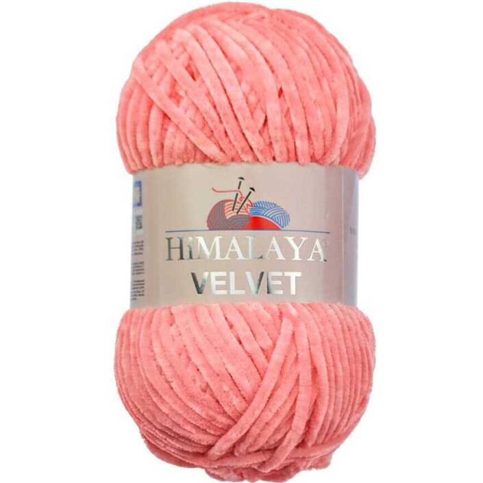 Himalaya Velvet Kadife El Örgü İpi 90046 Gül Pembe - 1