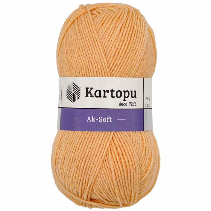 Kartopu Ak-soft El Örgü İpi 275 Hardal Esintisi - 1