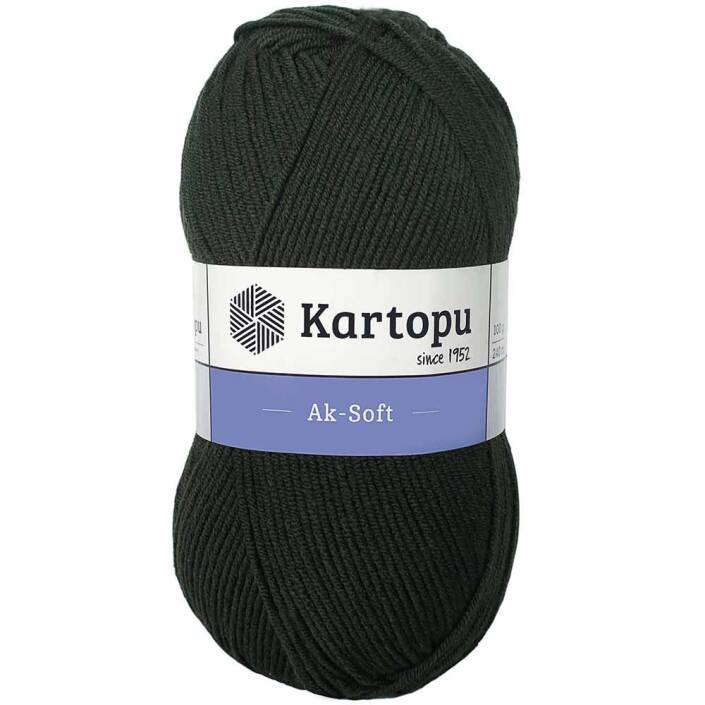 Kartopu Ak-soft El Örgü İpi 478 Haki - 1