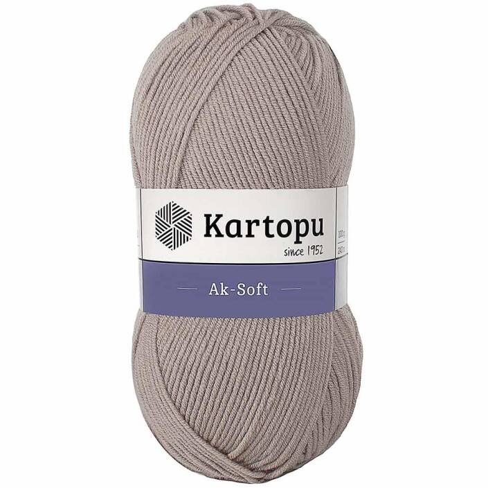 Kartopu Ak-soft El Örgü İpi 880 Bej - 1