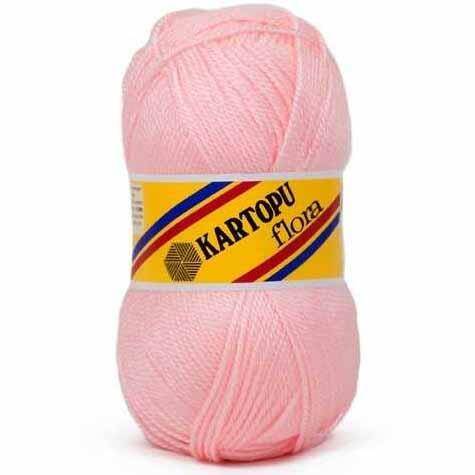 Kartopu Flora Patik İpi 788 Açık Pembe - 1