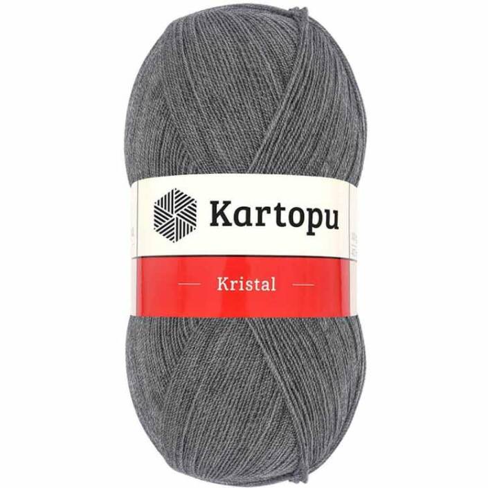 Kartopu Kristal Lif İpi 1002 Koyu Gri - 1