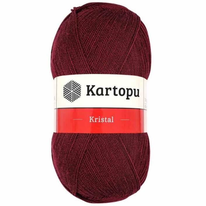 Kartopu Kristal Lif İpi 110 Bordo - 1