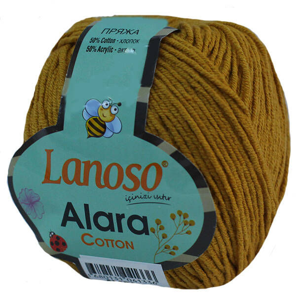 Lanoso Alara Amigurumi Örgü İpi 906 Hardal - 1