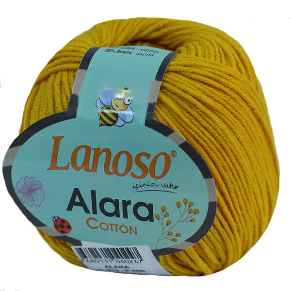 Lanoso Alara Amigurumi Örgü İpi 913 Sarı - 1