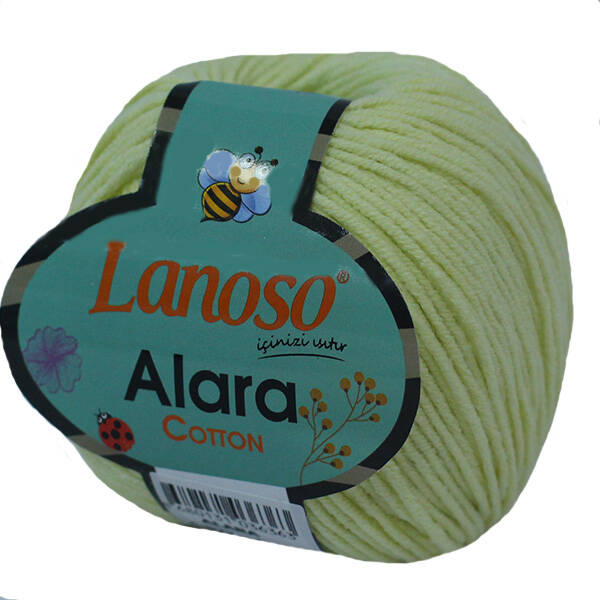 Lanoso Alara Amigurumi Örgü İpi 914 Açık Sarı - 1