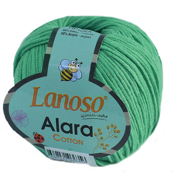 Lanoso Alara Amigurumi Örgü İpi 915 Mint Yeşili - 1