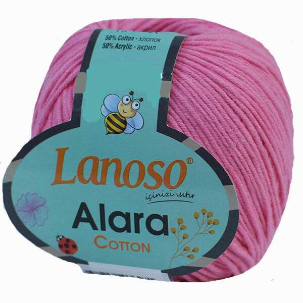 Lanoso Alara Amigurumi Örgü İpi 931 Şeker Pembe - 1