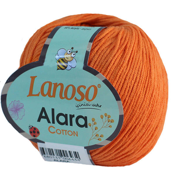 Lanoso Alara Amigurumi Örgü İpi 934 Turuncu - 1