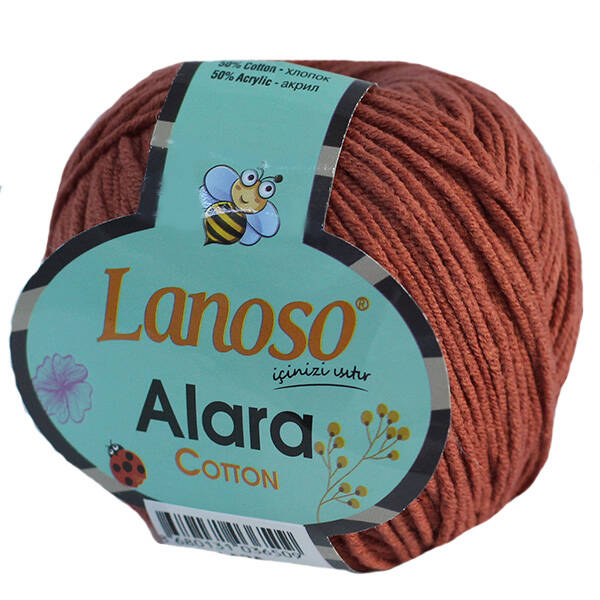 Lanoso Alara Amigurumi Örgü İpi 936 Kiremit - 1