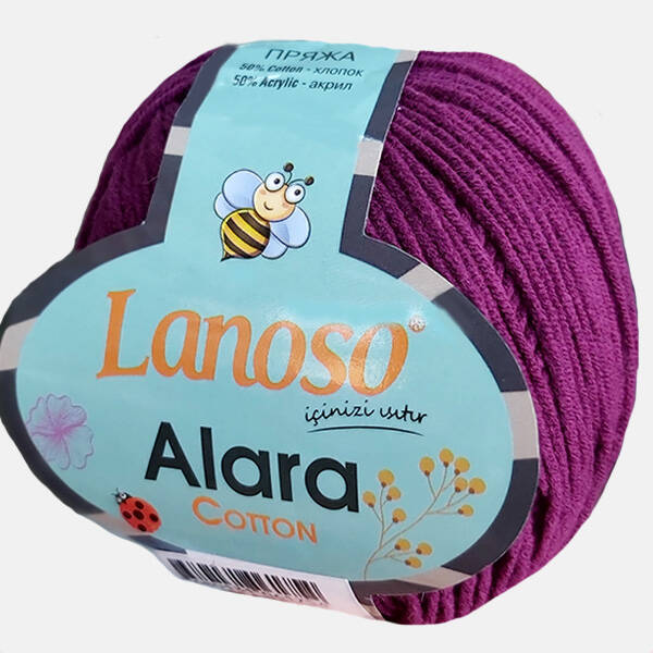 Lanoso Alara Amigurumi Örgü İpi 950 Mürdüm - 1