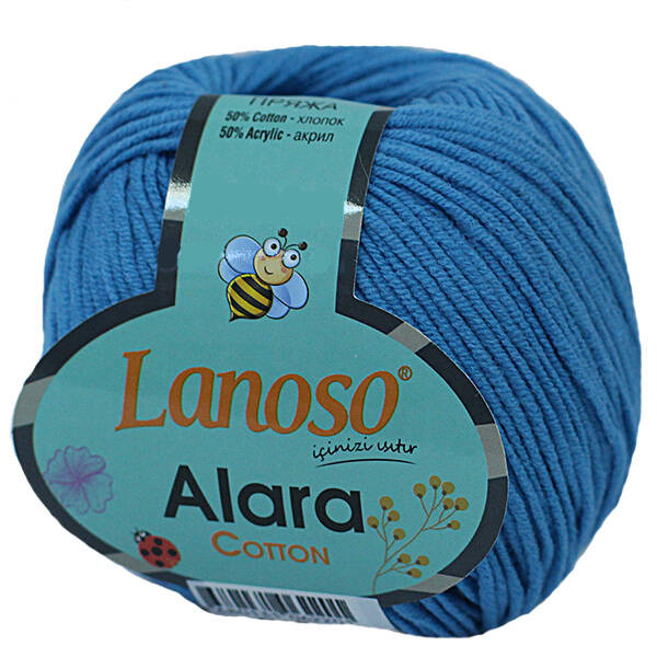 Lanoso Alara Amigurumi Örgü İpi 961 Mavi - 1