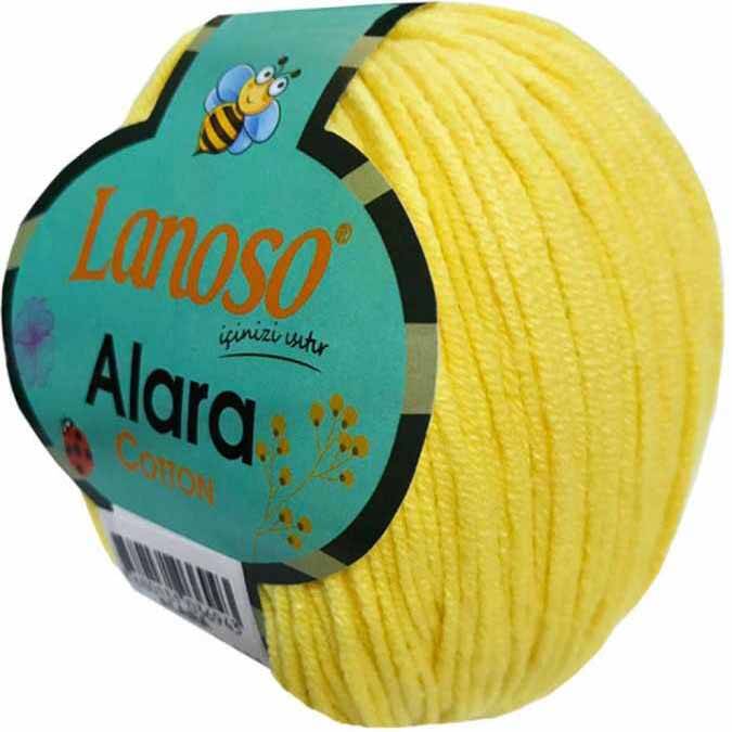 Lanoso Alara Amigurumi Örgü İpi 979 Sarı - 1