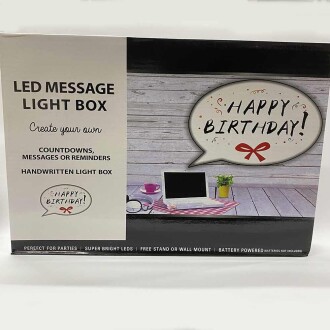 Light Box Led Işıklı Yazı Panosu A4 Kalem Ve Silgili Konuşma Baloncuğu Model - 4