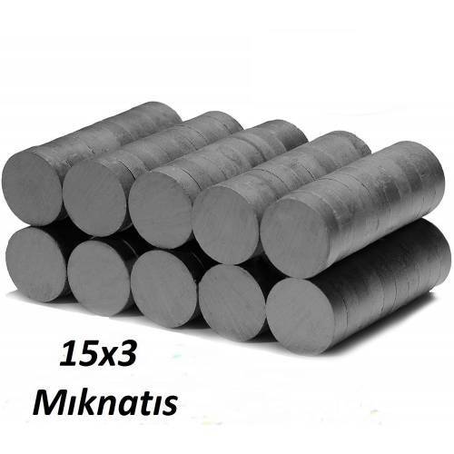 Mıknatıs Mini Deliksiz (15x3 Mm ) 25 Adet - 2