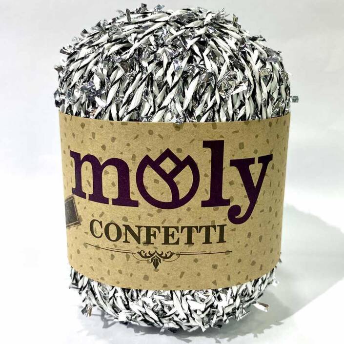 Moly Confetti Kağıt İp ( 50 Gram ) 26 Beyaz - 1