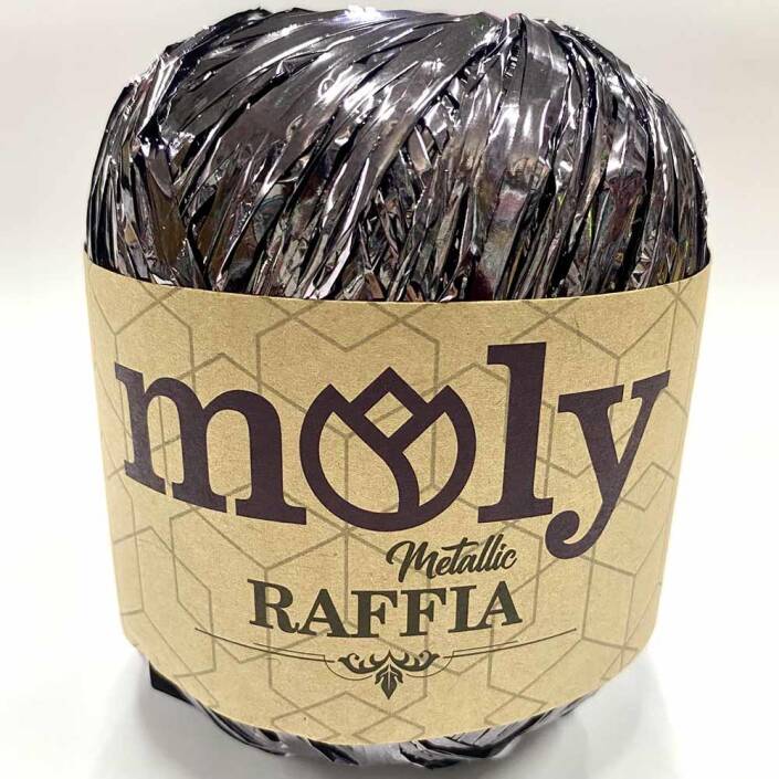 Moly Metalik Rafya ( 50 Gram ) Füme - 1