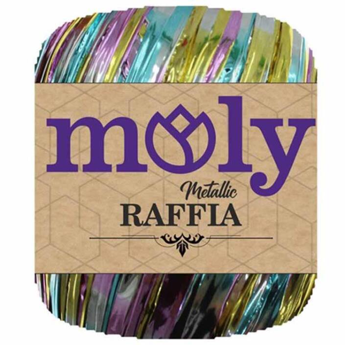 Moly Metalik Rafya ( 50 Gram ) Konfeti - 1