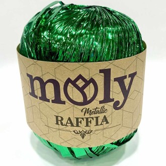 Moly Metalik Rafya ( 50 Gram ) Yeşil - 1