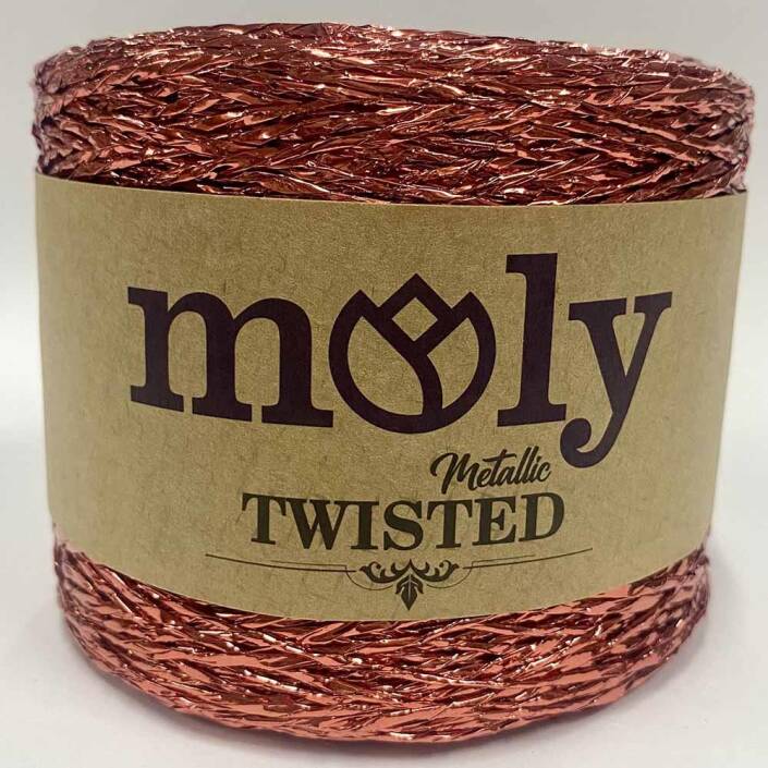 Moly Metalik Twisted Bükümlü Sim İp ( 250 Gram ) Bakır - 1