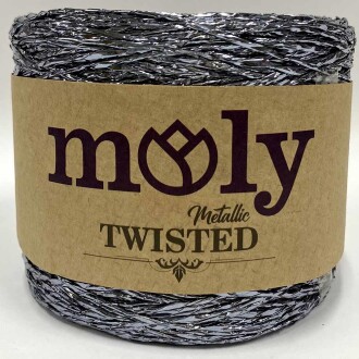 Moly Metalik Twisted Bükümlü Sim İp ( 250 Gram ) Fume - 1