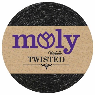 Moly Metalik Twisted Bükümlü Sim İp ( 250 Gram ) Siyah - 3