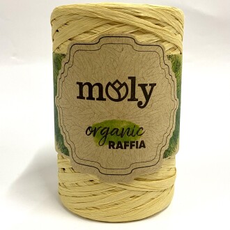 Moly Organik Rafya İpi ( 100 Gram ) Açık Hasır - 1