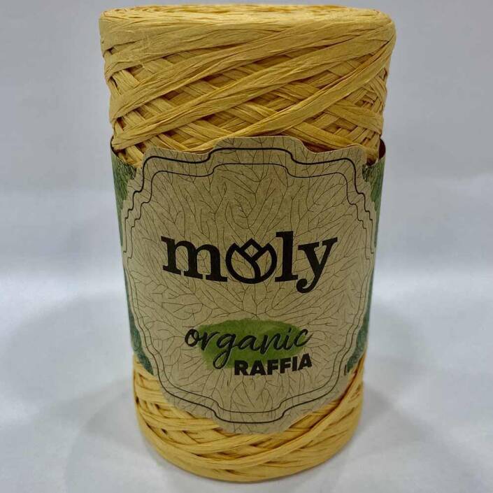 Moly Organik Rafya İpi ( 100 Gram ) Hardal 15 - 1