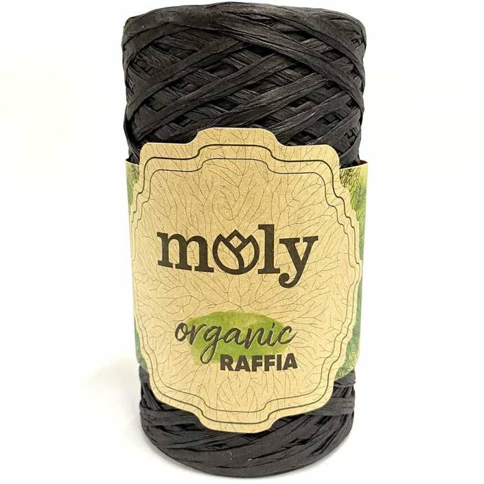 Moly Organik Rafya İpi ( 100 Gram ) Siyah - 2