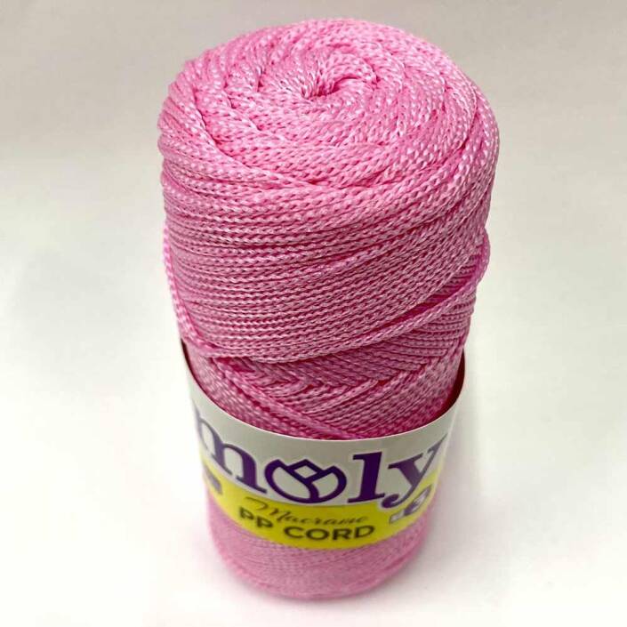 Moly Polyester Makrome İpi Açık Pembe ( 100 Gr ) - 2