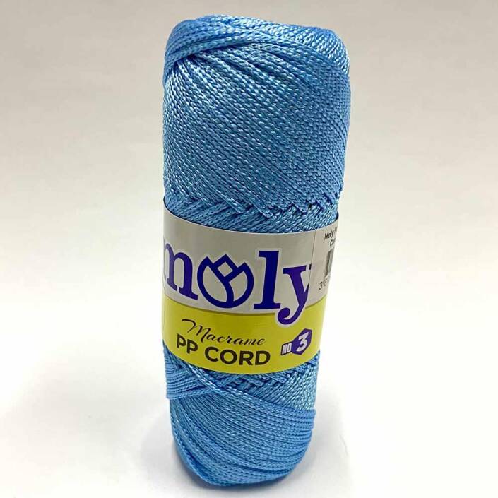 Moly Polyester Makrome İpi Canlı Mavi ( 100 Gr ) - 1