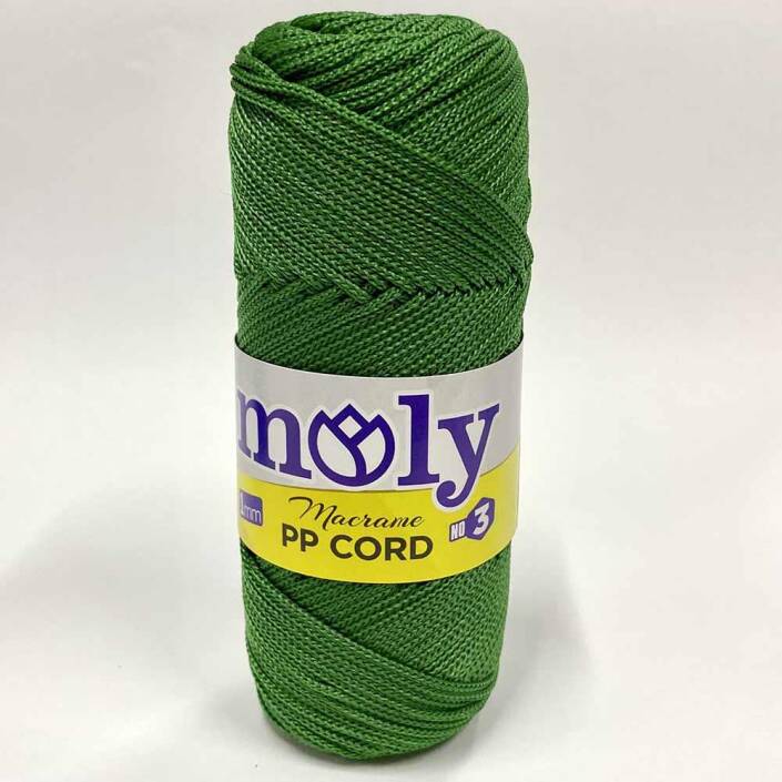 Moly Polyester Makrome İpi Çimen Yeşili ( 100 Gr ) - 1