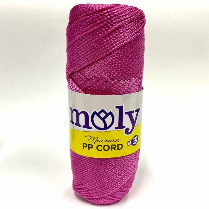 Moly Polyester Makrome İpi Fuşya ( 100 Gr ) - 1