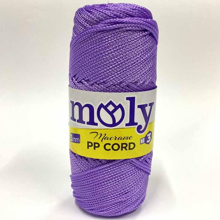 Moly Polyester Makrome İpi Lila ( 100 Gr ) - 1