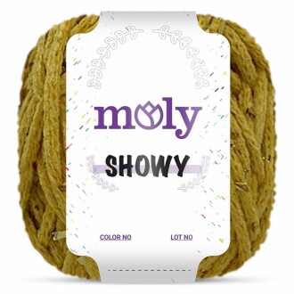 Moly Showy Örgü İpi ( 100 Gram ) Hardal - 3