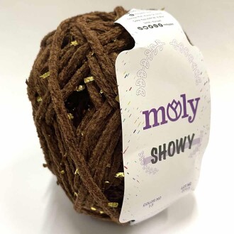 Moly Showy Örgü İpi ( 100 Gram ) Kahverengi - 2