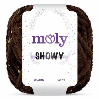 Moly Showy Örgü İpi ( 100 Gram ) Kahverengi - 3