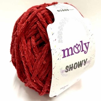 Moly Showy Örgü İpi ( 100 Gram ) Kırmızı - 1