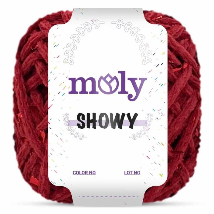 Moly Showy Örgü İpi ( 100 Gram ) Kırmızı - 3