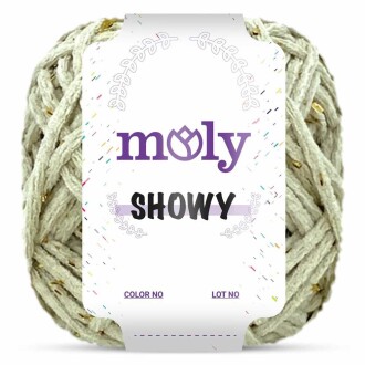 Moly Showy Örgü İpi ( 100 Gram ) Krem - 3