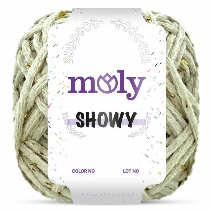 Moly Showy Örgü İpi ( 100 Gram ) Krem - 3