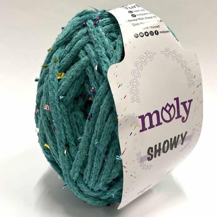 Moly Showy Örgü İpi ( 100 Gram ) Petrol Yeşil - 1