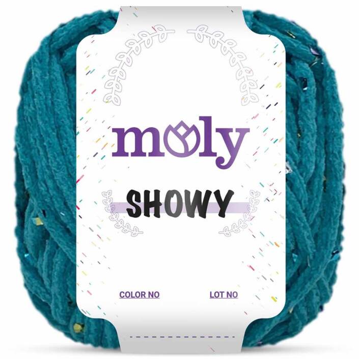 Moly Showy Örgü İpi ( 100 Gram ) Petrol Yeşil - 3