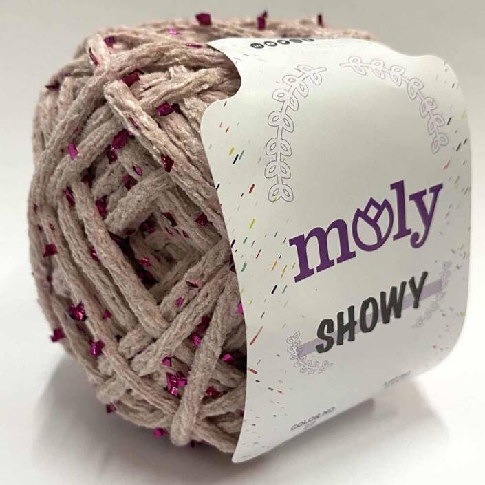 Moly Showy Örgü İpi ( 100 Gram ) Pudra - 1