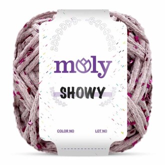 Moly Showy Örgü İpi ( 100 Gram ) Pudra - 3